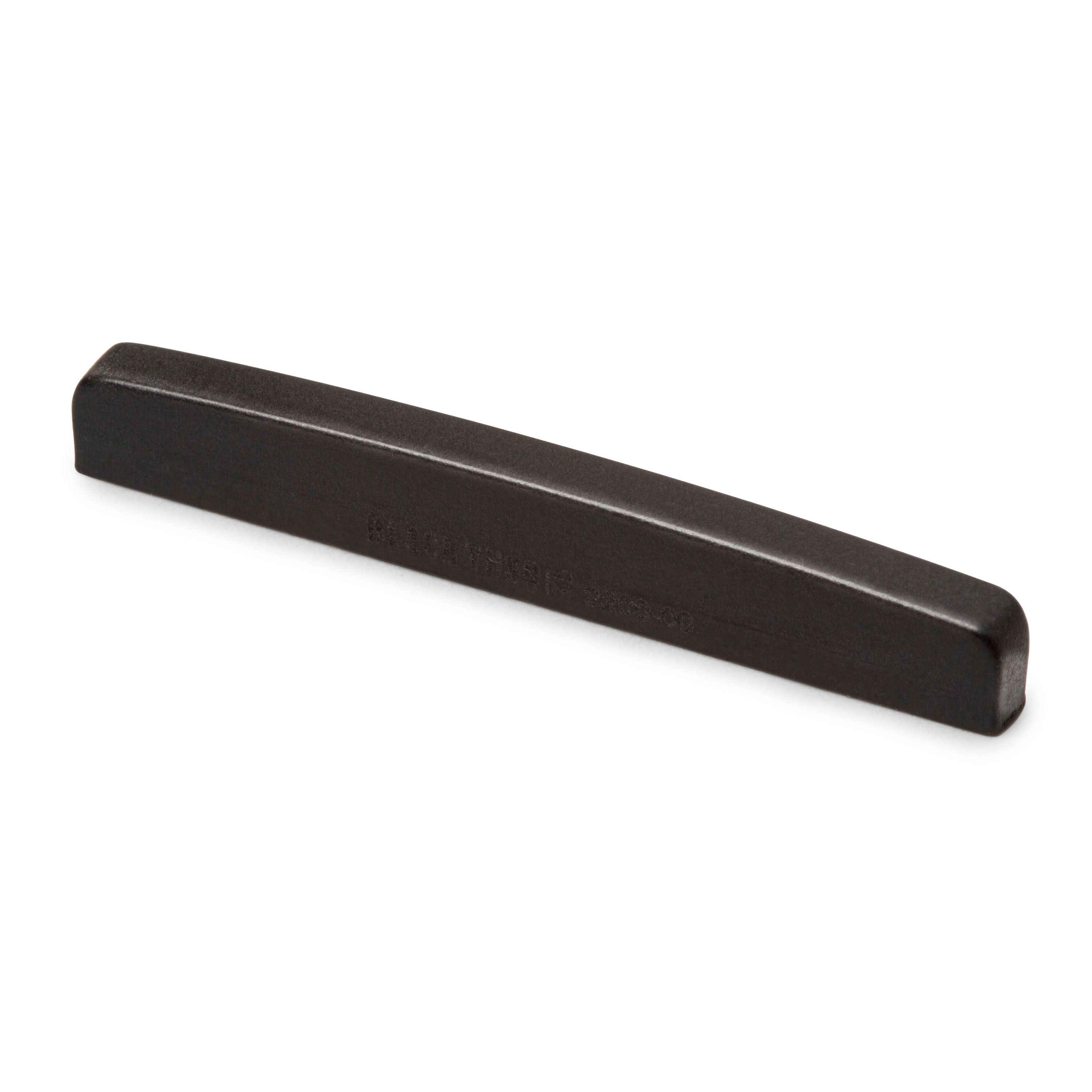 Black TUSQ XL Nuts, For Fender, unslotted, top radius, flat bottom