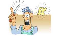 swiss-cheesy knife cartoon